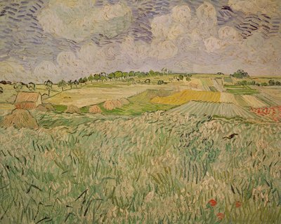 De Vlakte bij Auvers, 1890 door Vincent van Gogh